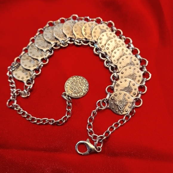 Bohemian style chain link bracelet - Picture 1 of 5